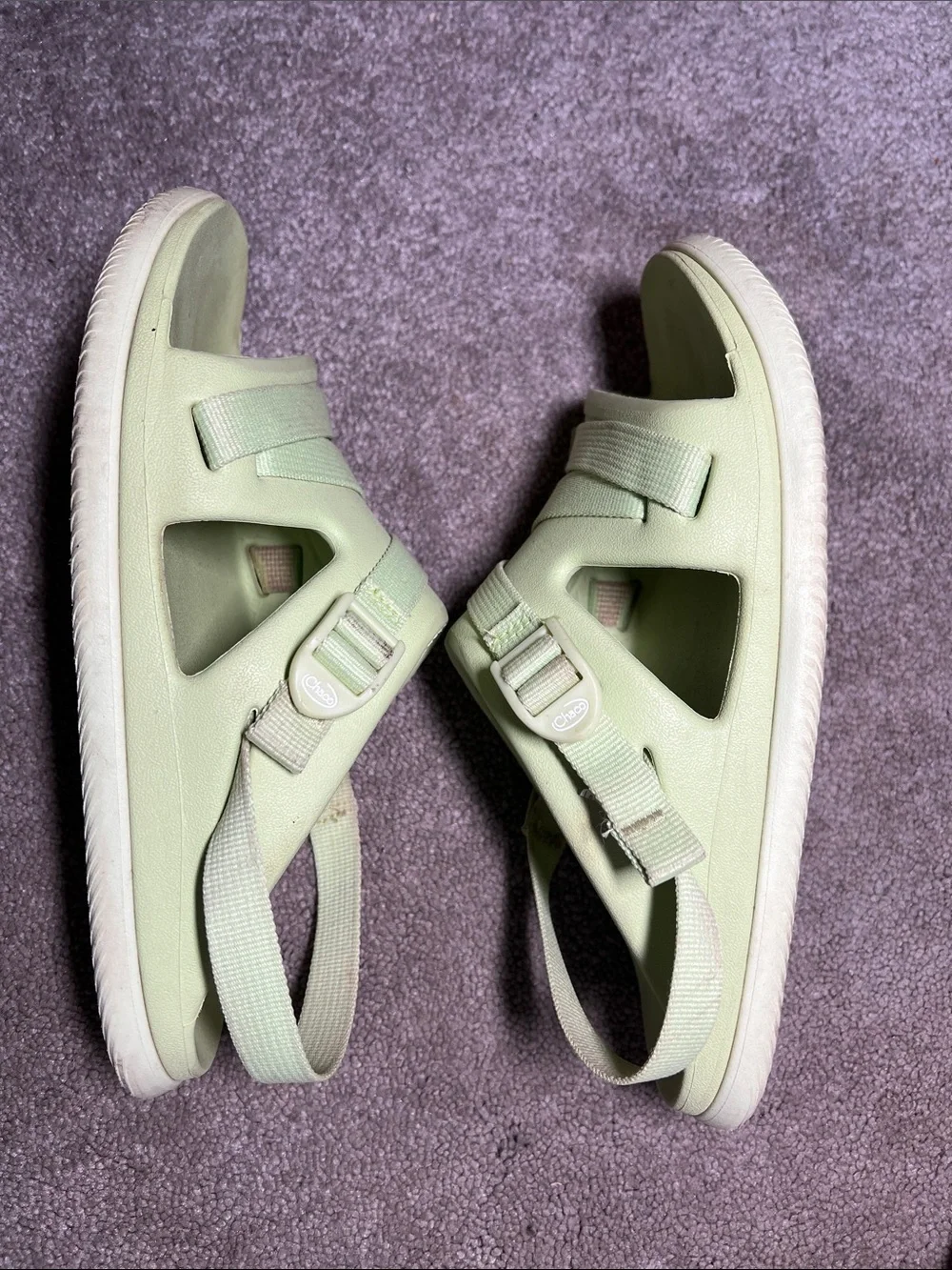 Chaco Chillos Sport Pale Green Sandals Kid's Size 6